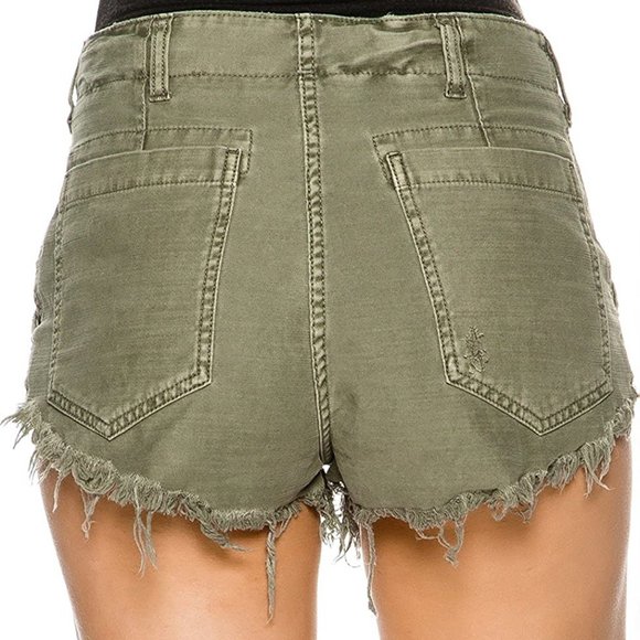 Raw & Patched Free People Shorts - Picture 3 of 8